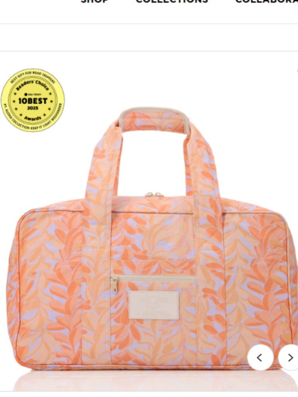 Aloha Collection KEEP IT LIGHT WEEKENDER Puakenikeni Buds  NWT - Picture 3 of 7